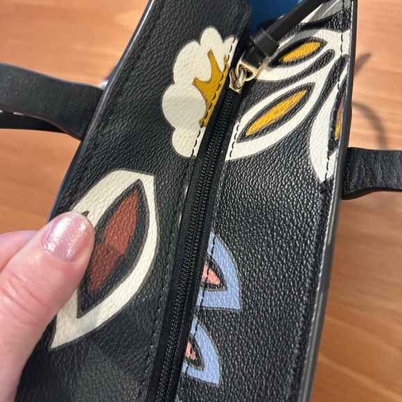 Tory Burch Hopewell Kerrington Handbag Tote Floral - Picture 6 of 13